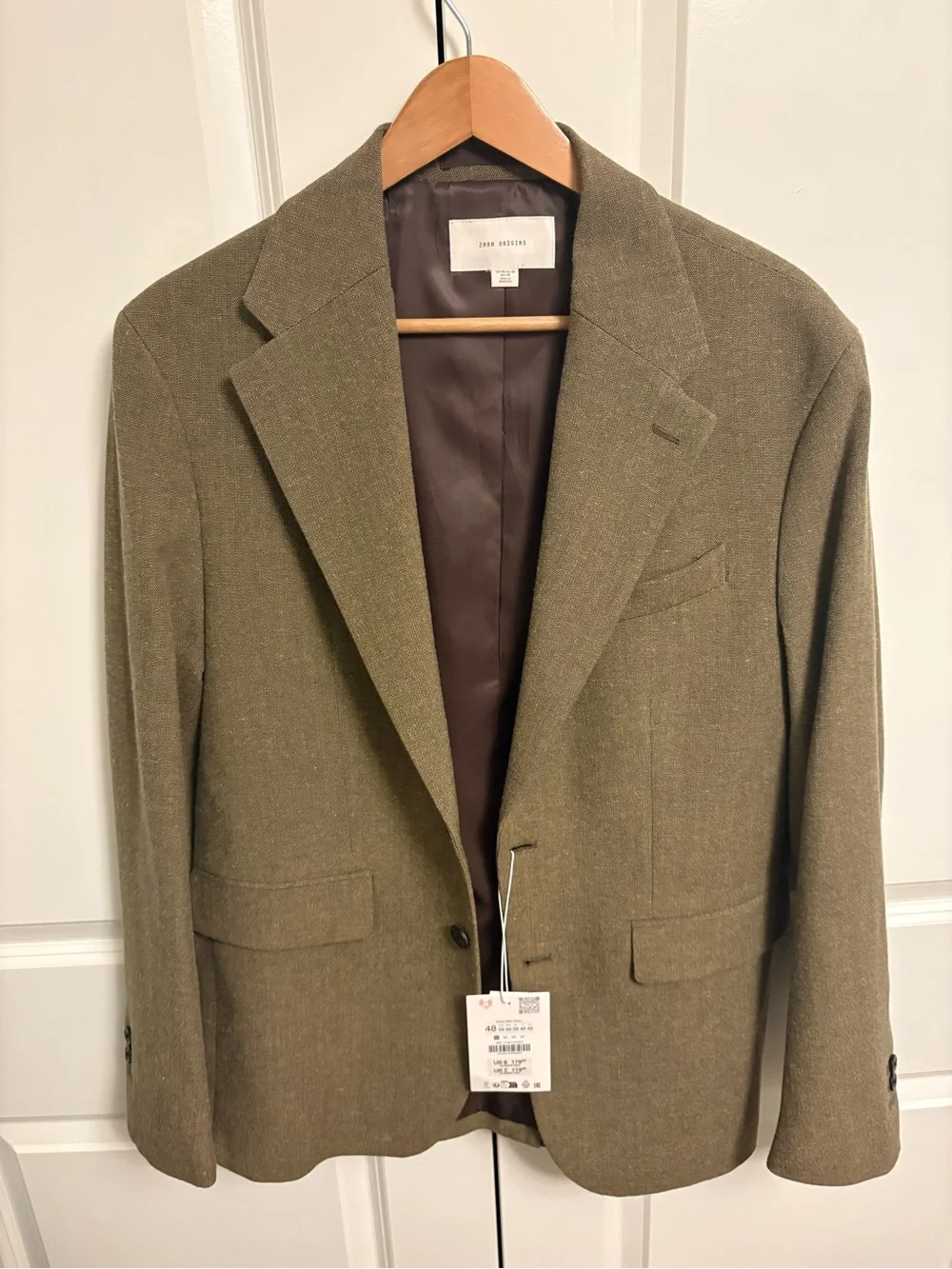 Zara Olive Green Men's Sport Coat Blazer
